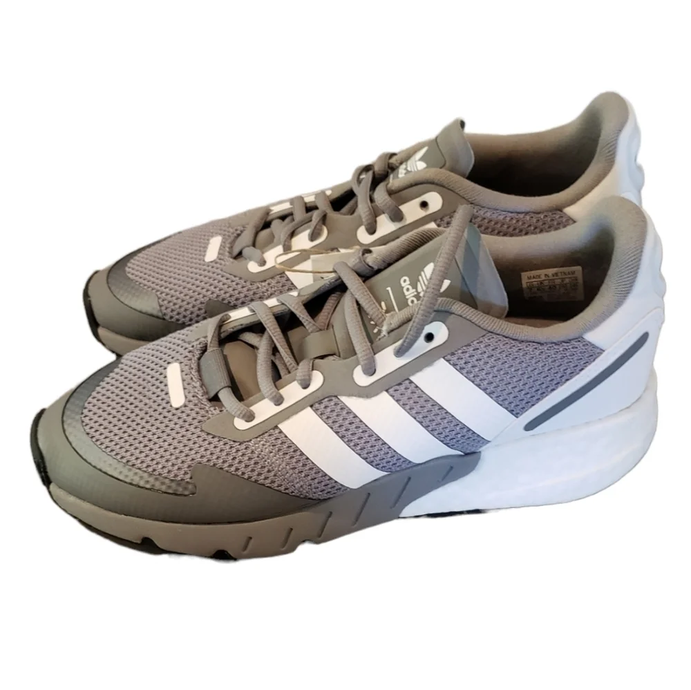 Adidas Originals ZX 1K Boost Sneakers Gray NEW
